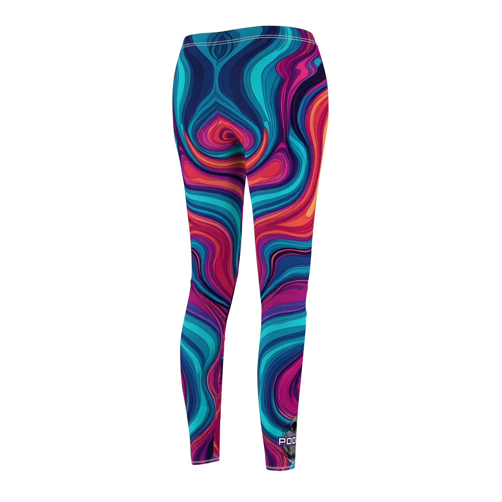 Podaz Metallic Stylish Women's Leggings — Shiny All-Over Print