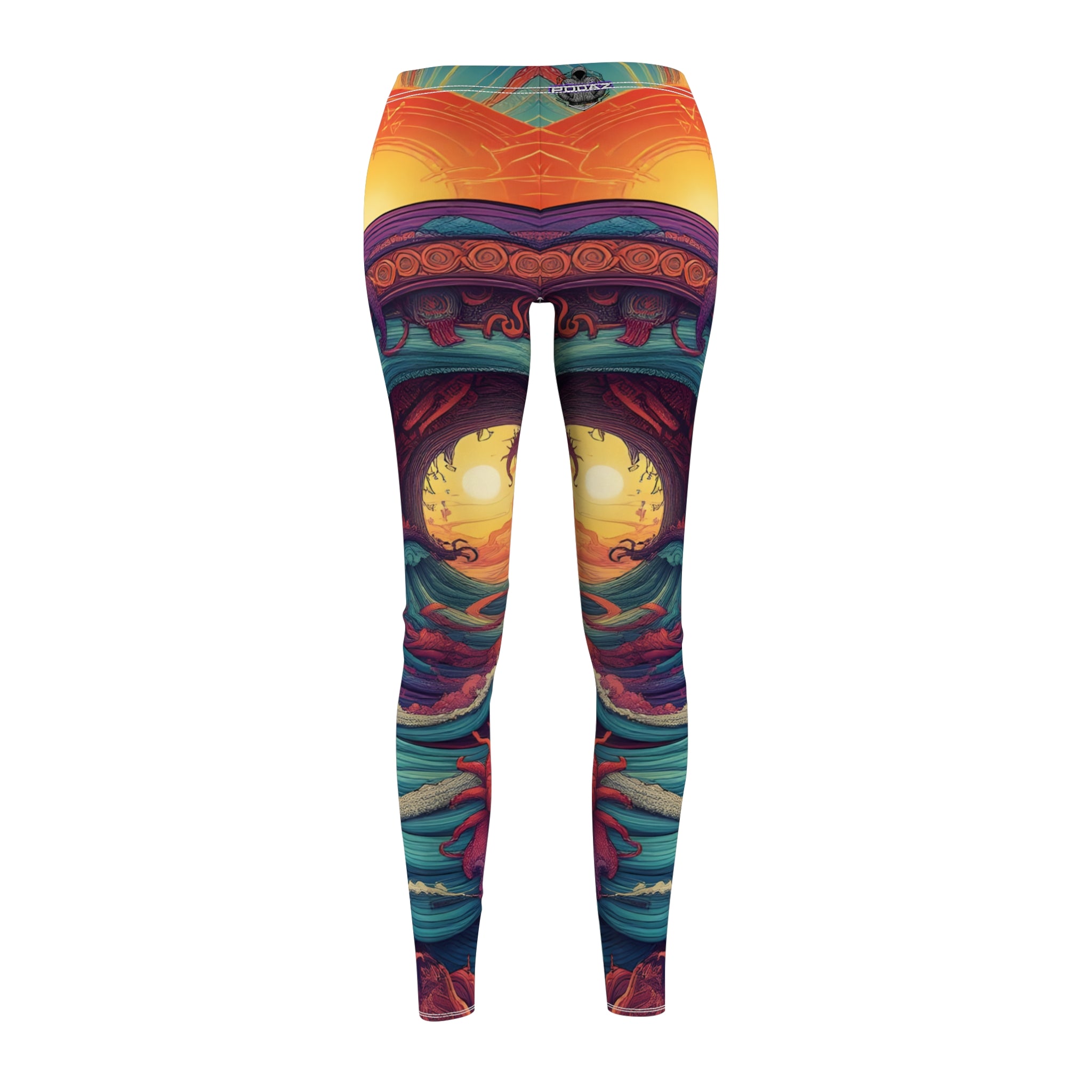 Leggings - Imprinting Cosmos Women's Cut & Sew Casual Leggings