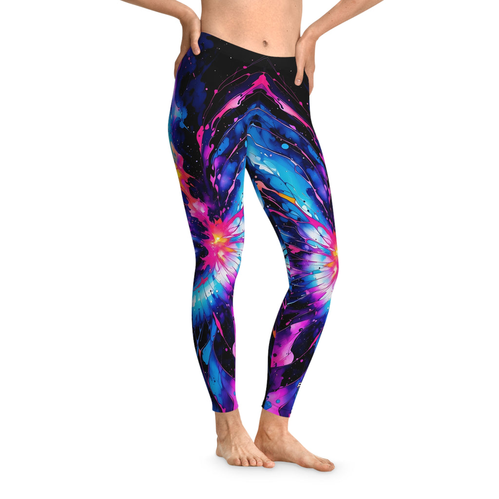 Splash All-Over Print Leggings — Stretchy AOP