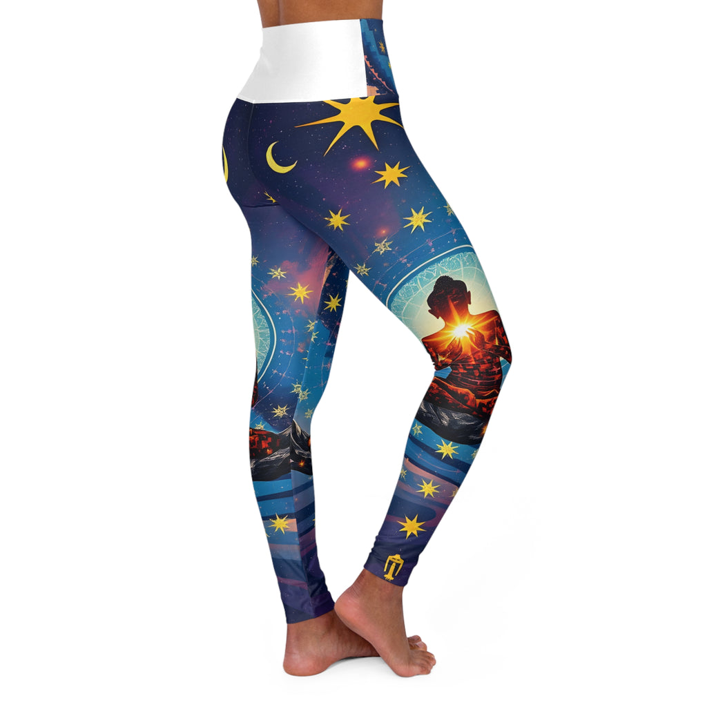 Meditation-Inspired High Waisted Yoga Leggings — "I made this because I felt this"