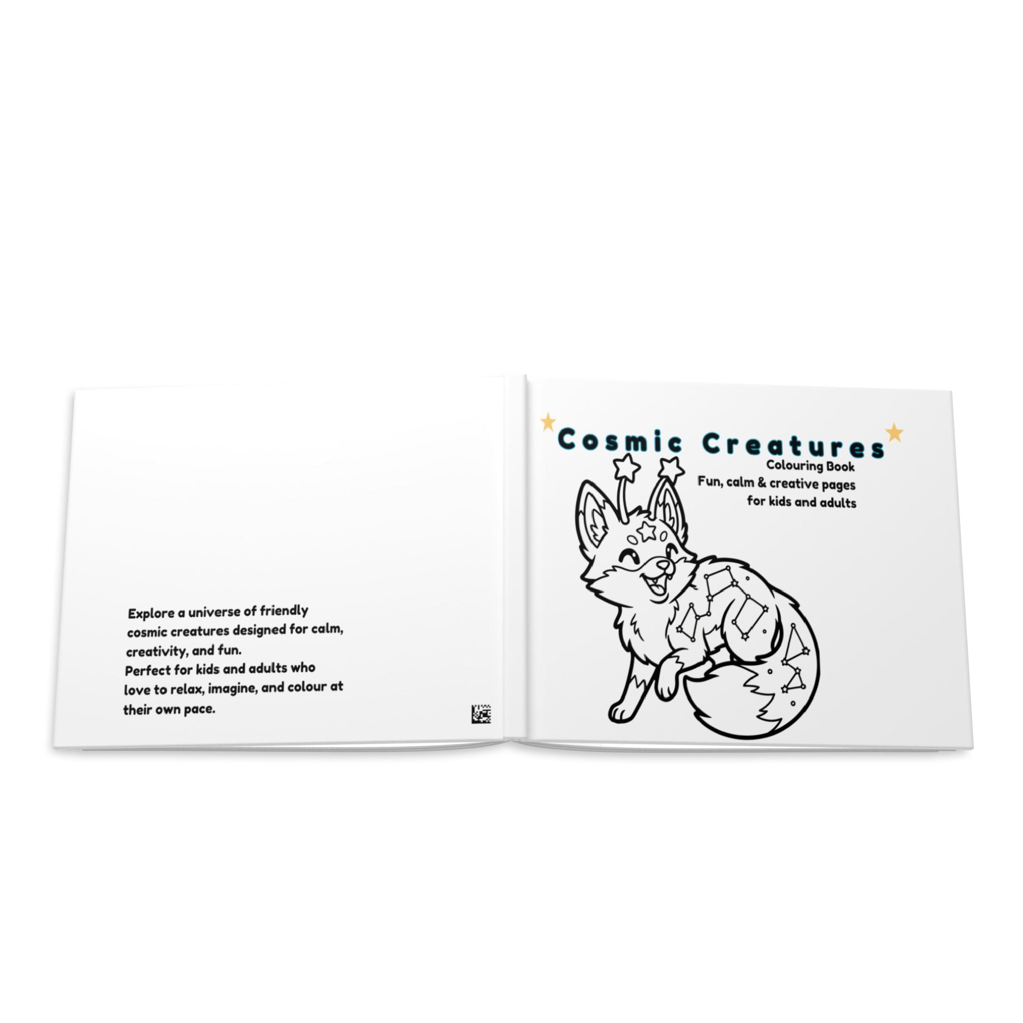 Relaxing Fantasy Coloring Photo Book — Calming High-Contrast Line Art for Adults & Teens