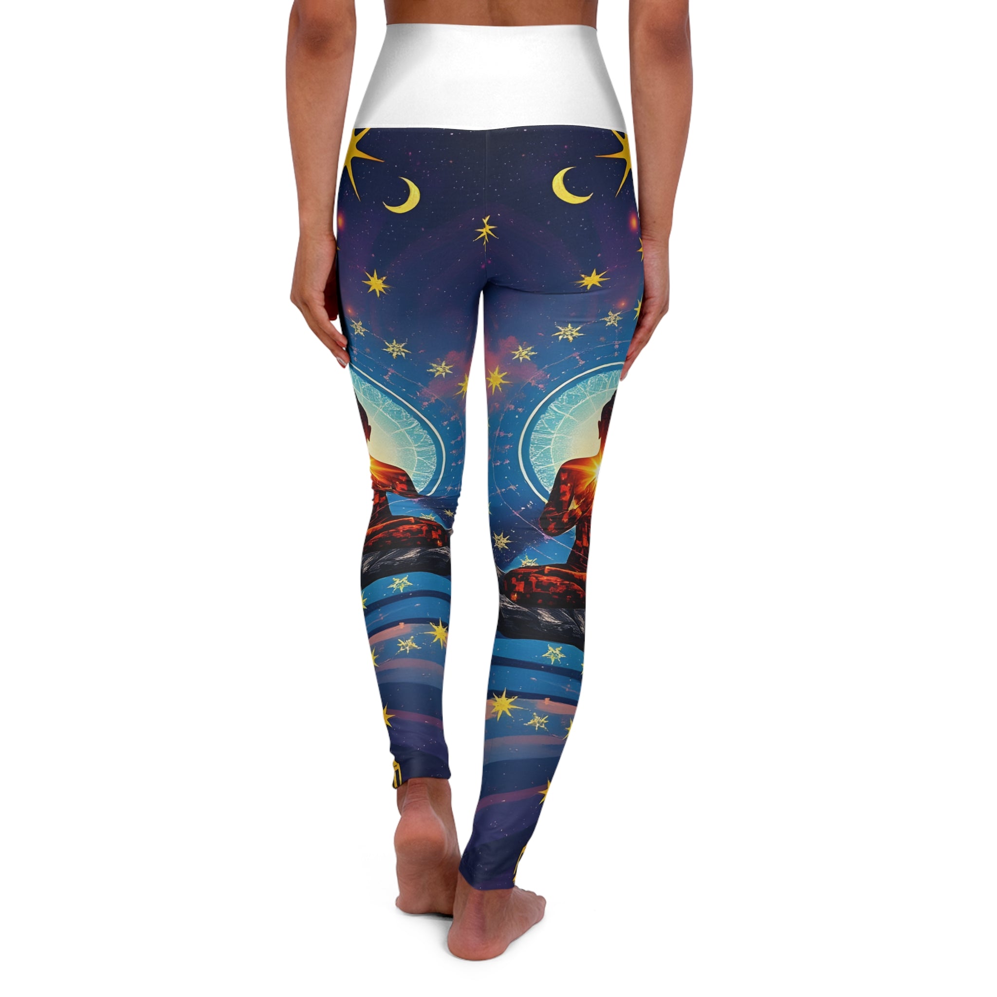 Meditation-Inspired High Waisted Yoga Leggings — "I made this because I felt this"