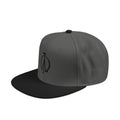 Phi-Lambda Sigil Snapback Hat — Minimal Futuristic Embroidered Tech Emblem