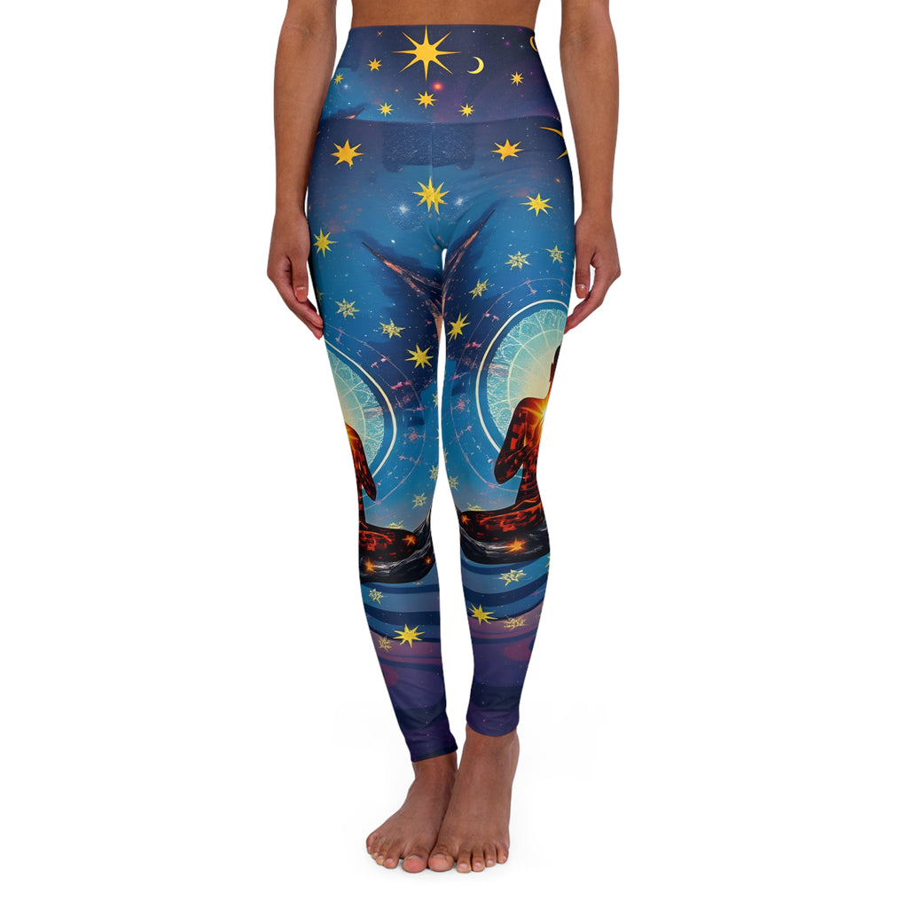 Meditation-Inspired High Waisted Yoga Leggings — "I made this because I felt this"