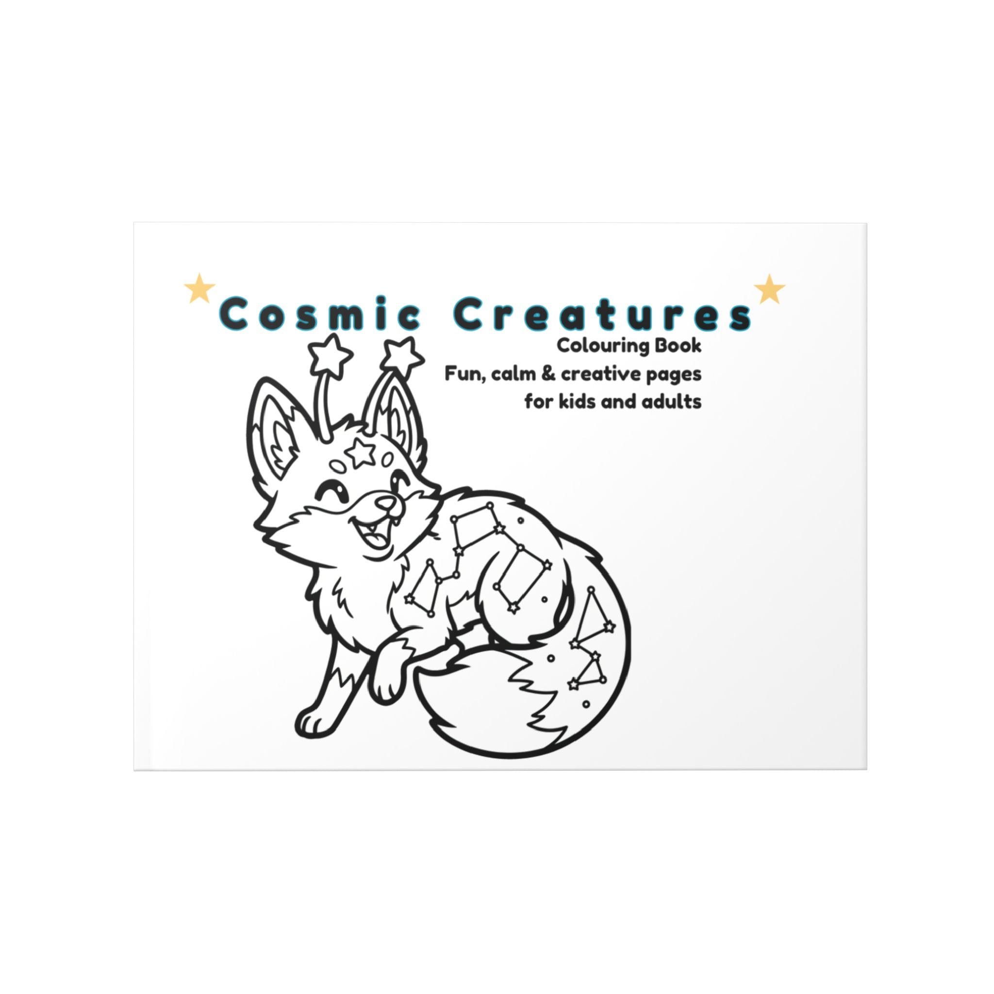 Relaxing Fantasy Coloring Photo Book — Calming High-Contrast Line Art for Adults & Teens