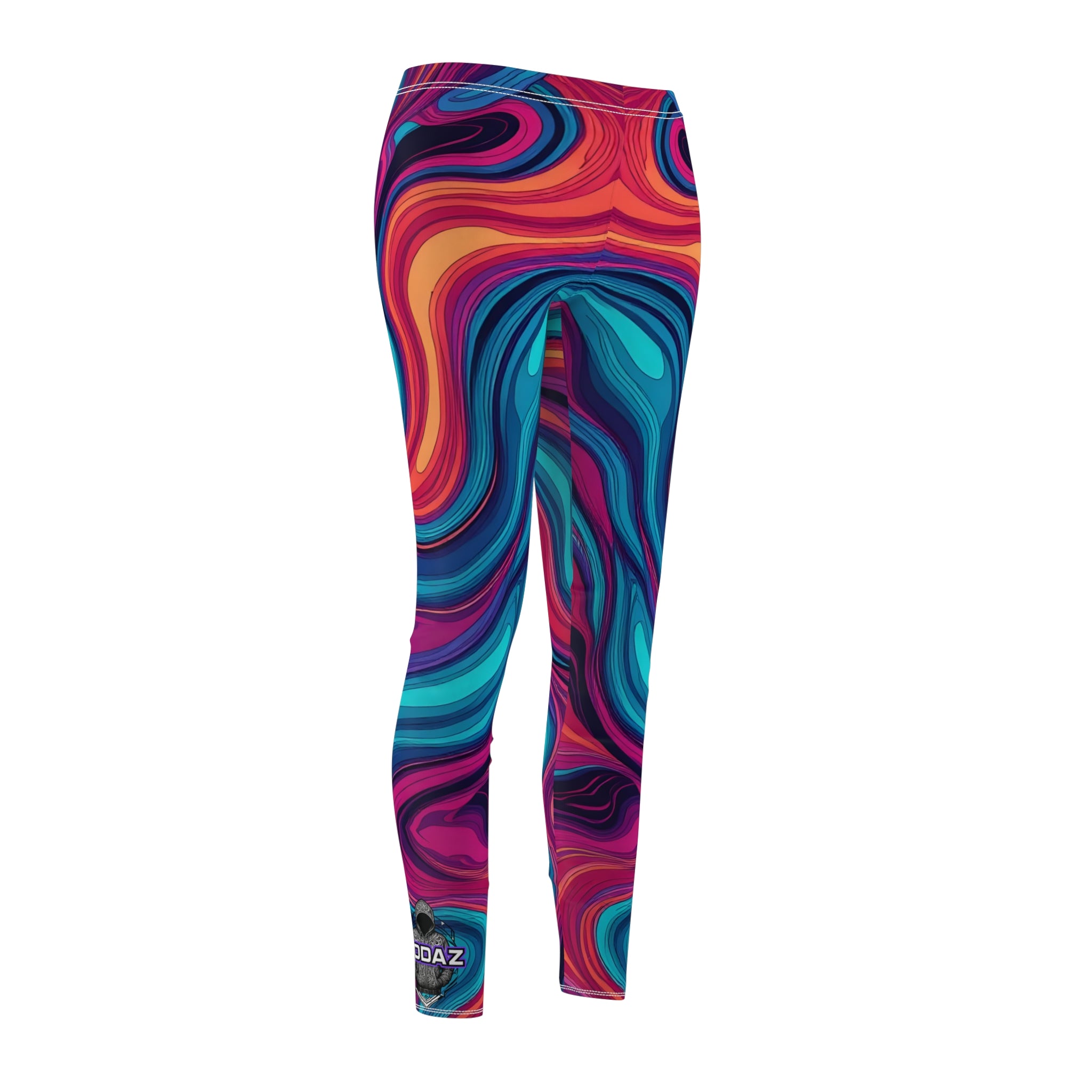Podaz Metallic Stylish Women's Leggings — Shiny All-Over Print